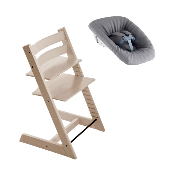 High chair incl. newborn set - whitewash