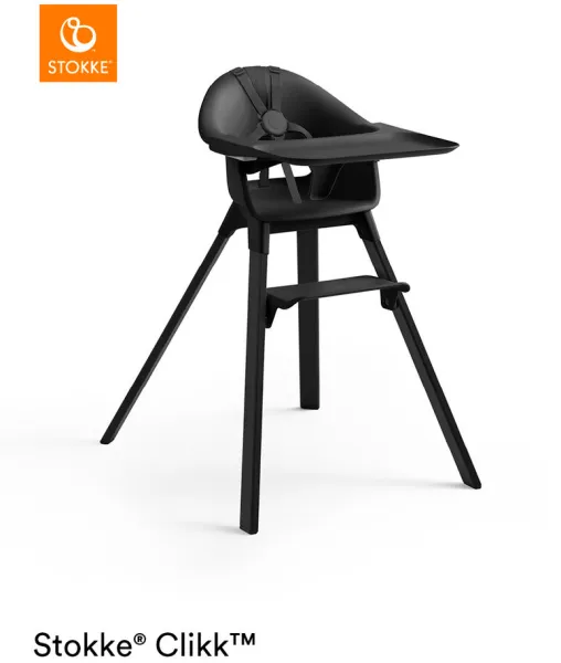 Clikk high chair - midnight black