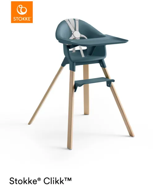 Clikk high chair - Fjord Blue
